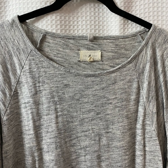 NWOT L&G Melange Long Sleeve Tee - Picture 4 of 6